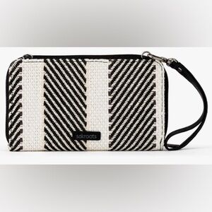 SAKROOTS Women's Woven Phone Crossbody Bag NWT